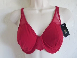WACOAL 34B #65115 BODY BY WACOAL SEAMLESS UNDERWIRE BRA, RED, NWT $48 - Picture 1 of 5