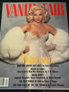 VANITY FAIR magazine 1991, Madonna, Fat Cat Nichols, Oscar Wyatt, CNN - Picture 1 of 1