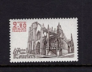 France 1981 2.20 fr Notre Dame of Louviers MNH Sc 1736 - Picture 1 of 1