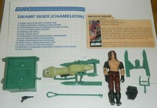 1984 GI Joe Cobra Dreadnok Zartan Swamp Skier Chameleon Blueprints & File Card