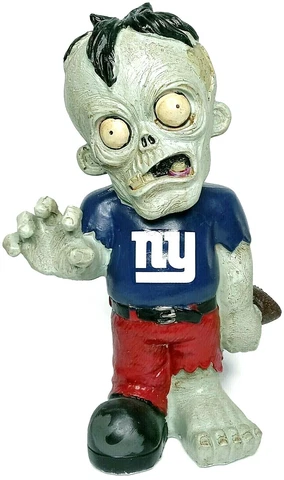 New York Giants NFL Team Zombie NY Football 9” New Damaged Box Yard Decoration Cover