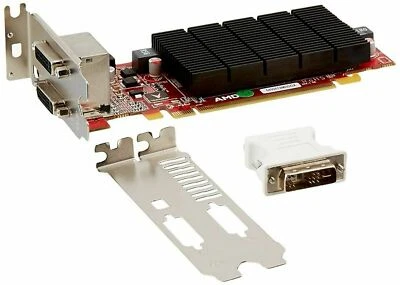 NEW VisionTek 900529 AMD Radeon 5450 PCIe 512MB DDR3 SFF Dual DVI Video Card - Image 1 of 4