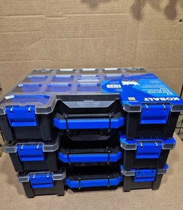 3 Pcs Kobalt 17 Compartment Tool   Organizer Wall Mounted - Picture 1 of 24