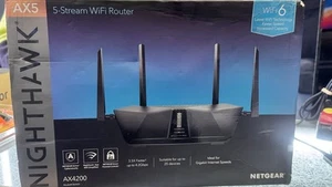 Netgear RAX43 NightHawk AX5 AX4200 5-Stream WiFi 6 Router New - Picture 1 of 4