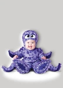 Disfraz de pulpo pequeño tentáculos de lujo para bebé infantil talla 6-12 meses - Imagen 1 de 2