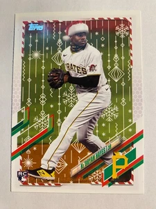 2021 Topps Holiday - SP Variation Ke'Bryan Hayes #HW185 Santa Hat (RC) - Bild 1 von 1