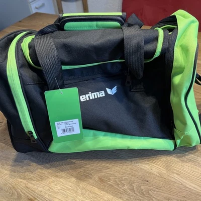 Erima Sporttasche in Schwarz/grün - Bild 1 von 2