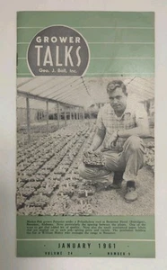 Geo. J. Ball, Inc. Grower Talks enero 1961 vol. Folleto de floristería 24 #9 - ¡GENIAL! - Imagen 1 de 6
