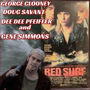 Red Surf (VHS 1989) Violent Neo Noir Action Thriller! George Clooney - TESTED - Picture 1 of 8