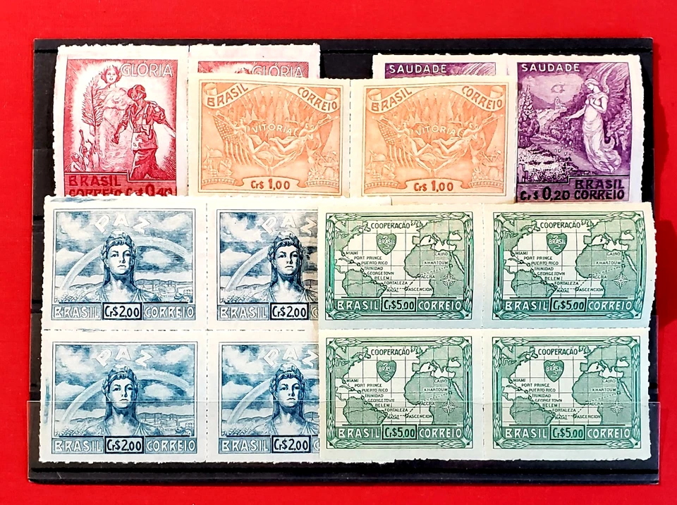 {BRAZIL/ Scott #628-632/ MNH Blocks of 4 SET/ VF-XF/ CV $68.00/epictronic/JC} - Image 1 of 1