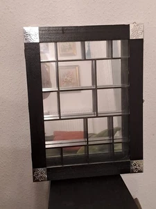 Vitrine Sammlervitrine Setzkasten mit Glastür Maße In Bild, Farbe Schwarz  - Bild 1 von 10