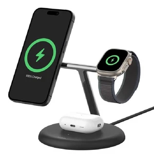 Belkin BoostCharge Pro 3-in-1 Magnetic Qi2 Wireless Charging Stand + 36W Wall - Picture 1 of 1