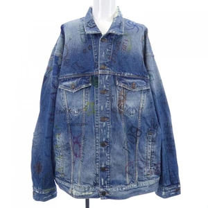 Authentic BALENCIAGA 694503 T8P48 Denim Jackets  #230-000-134-4959 - Picture 1 of 6