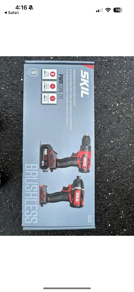 Taladro percutor sin escobillas SKIL 20V y combo de impacto Foto 1 de 1