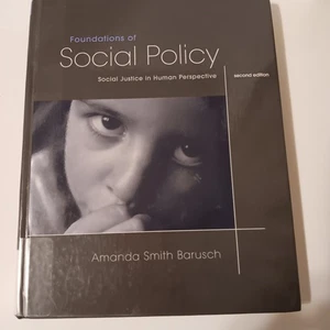 Foundation of Social Policy ISBN 9780534567200 - Picture 1 of 24