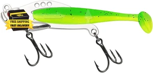 Harte Kunstköder Metall Angelköder mit weichen Swimbaits Angeln Spinner Lu - Bild 1 von 6