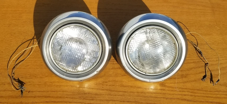 Ковши и кольца для фар 1953-54 Pontiac Chieftain Silver Streak 1954 53 - Изображение 1 из 4