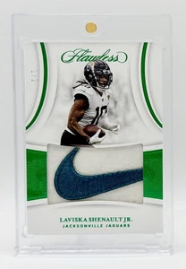 2020 National Treasures Laviska Shenault RC Game Worn Nike Patch 2/2 Jaguars - Picture 1 of 2