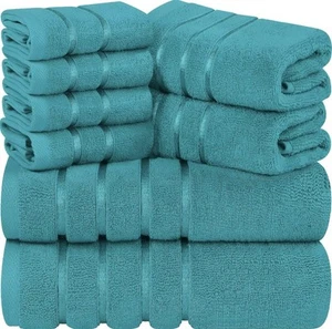 Luxury 8 pcs Towels Bale Set Towel Set Bath Towel,hand and Face Towel Cotton - Picture 1 of 1