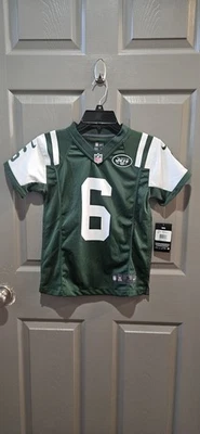 Camiseta para niños Mark Sanchez #6 New York Jets pequeña Nike NFL verde retroceso Foto 1 de 4