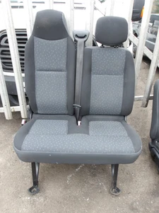 VAUXHALL MOVANO DOUBLE PASSENGER SEAT MK3 2011 - 2022 RENAULT MASTER - Picture 1 of 7