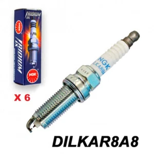 6 Zündkerzen NGK Iridium DILKAR8A8 Zündkerze (Nissan GT-R VR38DETT) - Bild 1 von 1