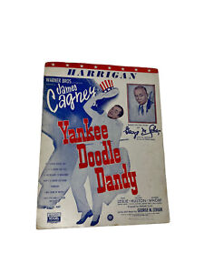 Partition de musique patriotique yankee doodle garçon James Cagney 1931 vintage comédie musicale dandy