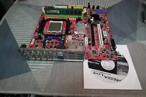 MSI Media Live MS-7329 VER:1.2 Socket AM2 AMD Motherboard +Athlon X2,1Gb,Drivers - Picture 1 of 11
