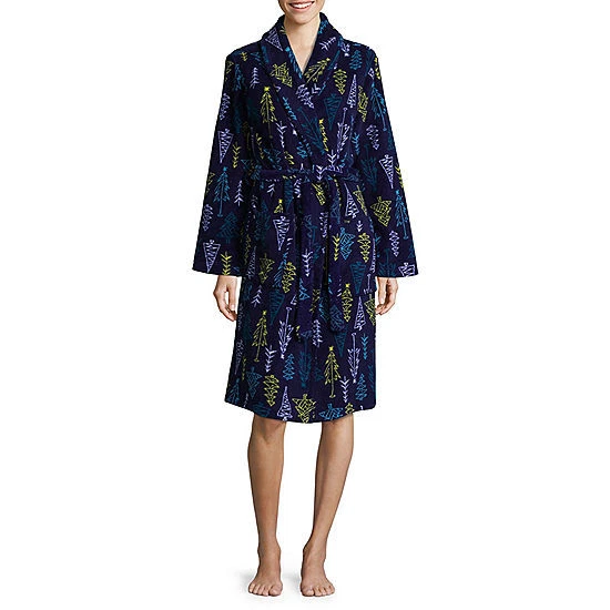 NWT $42 simply chic CHRISTMAS winter  micro fleece  Bathrobe  Robe Gown  Small - Image 1 of 1