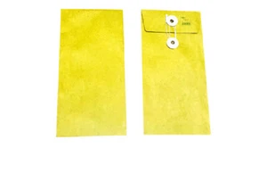 5 x 10" Envelope Brown Kraft with string and button Mailing Envelopes Bags x 10 - Picture 1 of 3