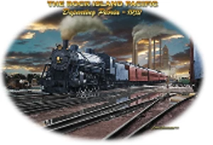 Adult DryBlend® T-Shirt - ( ROCK ISLAND PACIFIC - RIRR TRAIN) - Bild 1 von 42