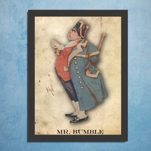 Mr. Bumble from Oliver Twist by Charles Dickens poster image metal plaques signs - Picture 1 of 2