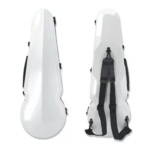 Estuche para viola de fibra de carbono 4/4 hebilla mango seguro y correa portátil fuerte duro - Imagen 1 de 13