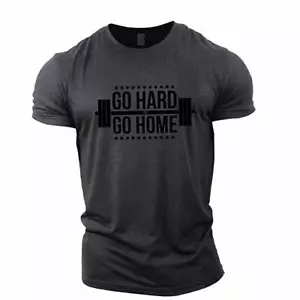 Novel Customized Fitness Clothes Cotton T-Shirt Round Neck Short Sleeve - Picture 1 of 31