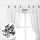  50 Pcs Sturdy Curtain Clip Hanging Black Out Curtains Rods Fixator