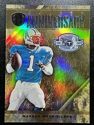 Warren Moon 2011 Panini Gold Standard Golden Anniversary /299 - Image 1 of 2