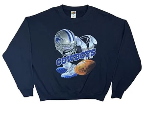 Sudadera De Colección Dallas Cowboys 2XL Negra Fruta Del Telar Mejor Fútbol NFL - Imagen 1 de 15
