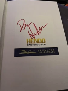 Dan Henderson Signed Book Hendo The American Athlete COA Premier UFC Legend - Picture 1 of 5