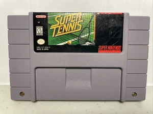 Super Tennis Snes Super Nintendo Game Cartridge Only Authentic - Picture 1 of 8