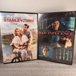 NEW--Stanley & Iris + Bad Influence (1990's MGM DVDS) J Fonda R Deniro Rob Lowe - Picture 1 of 7