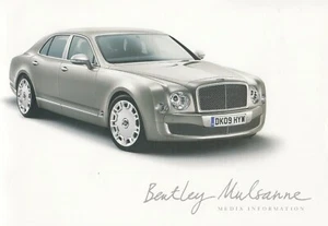 BENTLEY MULSANNE Luxus Limousine Prospekt Brochure Pressemappe 35 - Bild 1 von 1