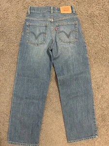 LEVIS 550 Relaxed Denim Jeans Boy's 12 Reg (26X26.5) Medium Wash - Picture 1 of 7