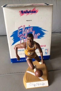 ELGIN BAYLOR 8” SALVINO AUTOGRAPHED GOLD JERSEY FIGURINE MIB 149/700 RARE  - Picture 1 of 8