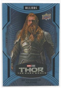 2022 UPPER DECK MARVEL ALLURE HIGH SERIES RAY STEVENSON AS VOLSTAGG #137