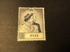 FIJI 1948 SG 271 FINE USED FIVE SHILLING BLUE.
