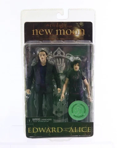 Twilight New Moon Edward & Alice Toys R Us Exclusive Figures Neca Reel 2009 NIP Cover
