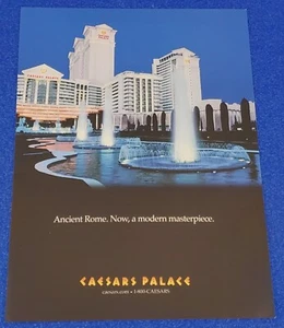 2002 CAESARS PALACE HOTEL & CASINO LAS VEGAS - SPONSORS PBR - ORIGINAL PRINT AD - Picture 1 of 1