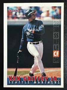 Ken Griffey Jr. 1995 Bazooka Baseball Card Seattle Mariners #31