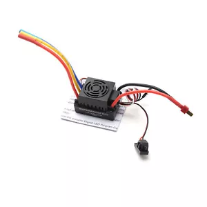 60A 2-3S Brushless ESC Electric Speed Controller+5.8V/3A BEC fr 1/10 RC Car L0N6 - Picture 1 of 7