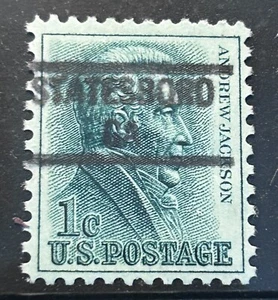 STATESBORO, GEORGIA Precancel TYPE 841 One Cent Stamp Andrew Jackson - Picture 1 of 1